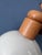 Mid-Century Modern Wood and Glass Mushroom Floor Lamp For Sale - Image 12 of 13