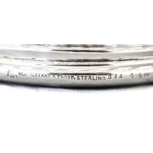 1900s Sterling Silver Wine Coasters - A Pair For Sale In New York - Image 6 of 7