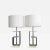 Geometric Clear Lucite Table Lamps - a Pair For Sale - Image 10 of 10