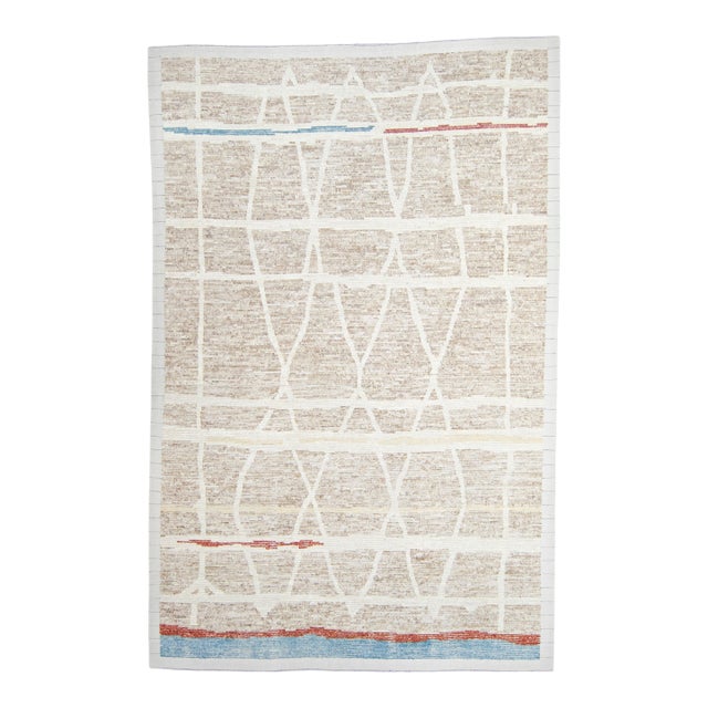 Turkish Tulu Handmade Rug 9'7" x 14'7" #20282 For Sale