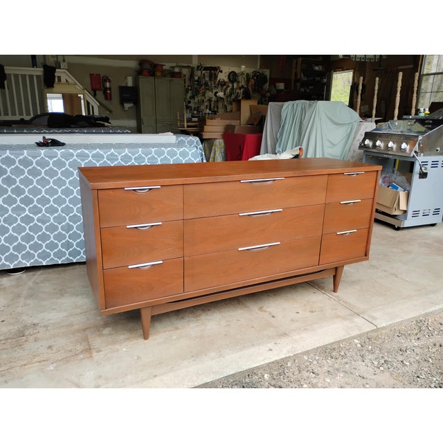 Kent Coffey Tableau Lowboy Dresser Mid Century Modern For Sale - Image 11 of 11