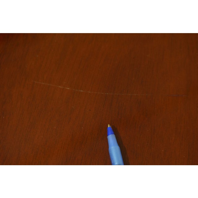 Kindel Empire Style Paw Foot Mahogany Dining Table For Sale - Image 11 of 13