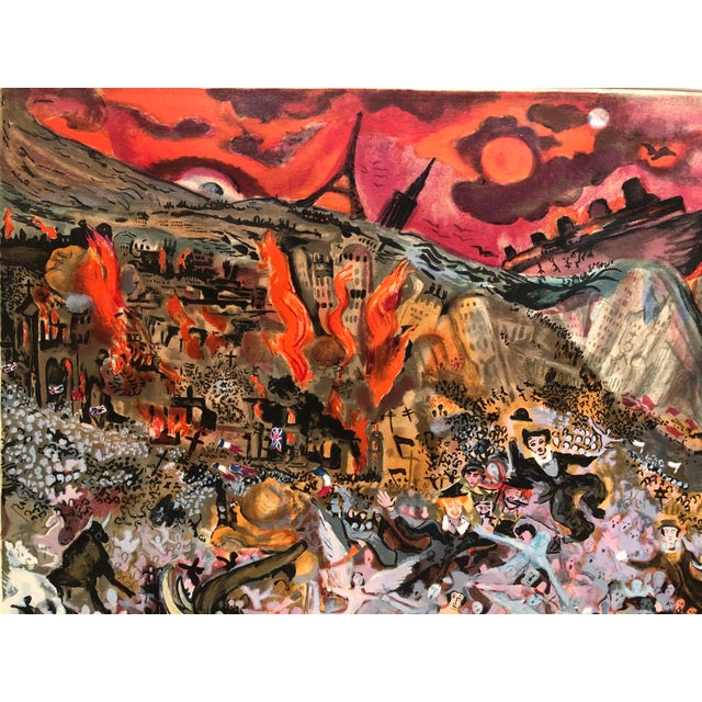 Marcel Marceau Limited Edition Figurative Lithograph Hand Signed and Numbered For Sale - Image 4 of 9