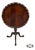 Vintage Carved Mahogany Chippendale Style Tilt Top Table For Sale