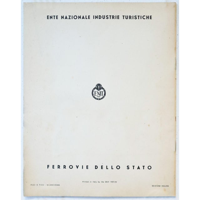 Date: 1937 Size: 9.5 x 7.5 inches Notes: Pamphlet, book Artist: ENIT (The Italian Government Tourist Board) About The...