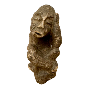 Antique 15th-17th Century Sapi Nomoli Stone Figure - West African Tribal Art