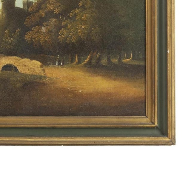 European School Artist, Landscape, 19th Century, Oil on Canvas For Sale - Image 5 of 6