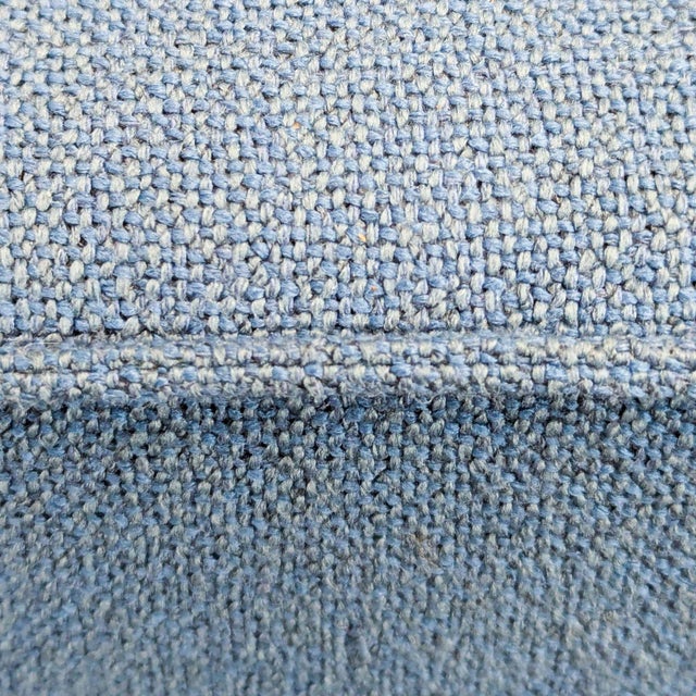 Wood Knoll Rockwell Unscripted Modern Blue Sectional Sofa With Wood Legs For Sale - Image 7 of 8