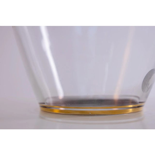 Metal Vase in Murano Glass and Gold by Ferro Brother's for Finzi, 1950s For Sale - Image 7 of 9