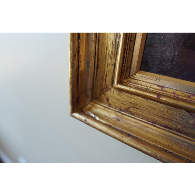 Vintage 1947 S. Scalora “Dorris” Oil Portrait Painting For Sale - Image 9 of 11