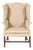 Large English Mahogany Wing Chair, 1700s For Sale