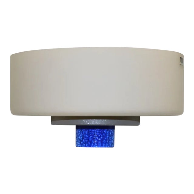 Modern Carlo Nason Murano Wall Lamp White Glass For Sale