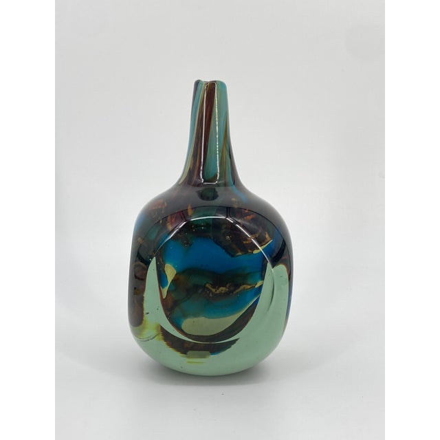 1980s Overlay Decorative Vase by Michael Harris for Mdina, United Kingdom, 1981 For Sale - Image 5 of 15