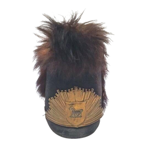 Antique Horse Hair Soldier's Hat