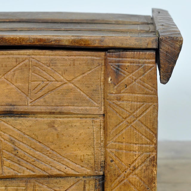 Folk Art Romanian Shepherds Chest, 1900 For Sale - Image 9 of 13