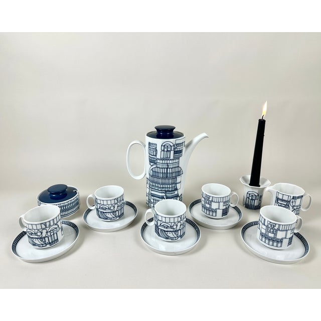 Discover the artistic brilliance of this exquisite vintage rosenthal studio line dinnerware set, a true collector's piece...