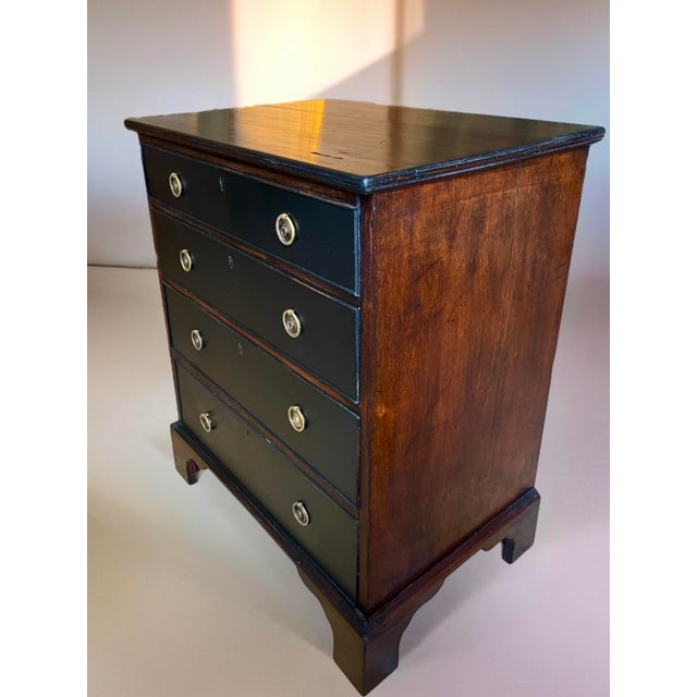 18th C. Georgian Chest as Bar Cabinet For Sale - Image 10 of 12