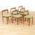 Set of Six Mid 20th Century Teak Mid Century Dining Chairs For Sale In Los Angeles - Image 6 of 9