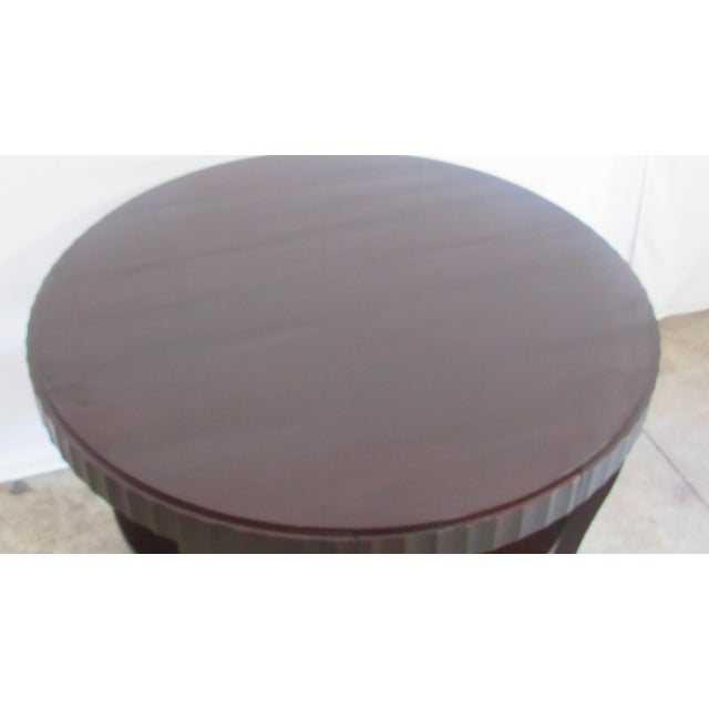 Wood 1980s Barbara Barry Baker Canter Mahogany Table Designer Beautiful For Sale - Image 7 of 10
