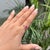 Natural Ruby & Round Brilliant Diamond Modern Ring 14k Yellow Gold Size 5 For Sale In New York - Image 6 of 18