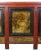 Late 19th Century Late 19th Century Hand Painted 78" Long Red Gansu Sideboard Cabinet For Sale - Image 5 of 13