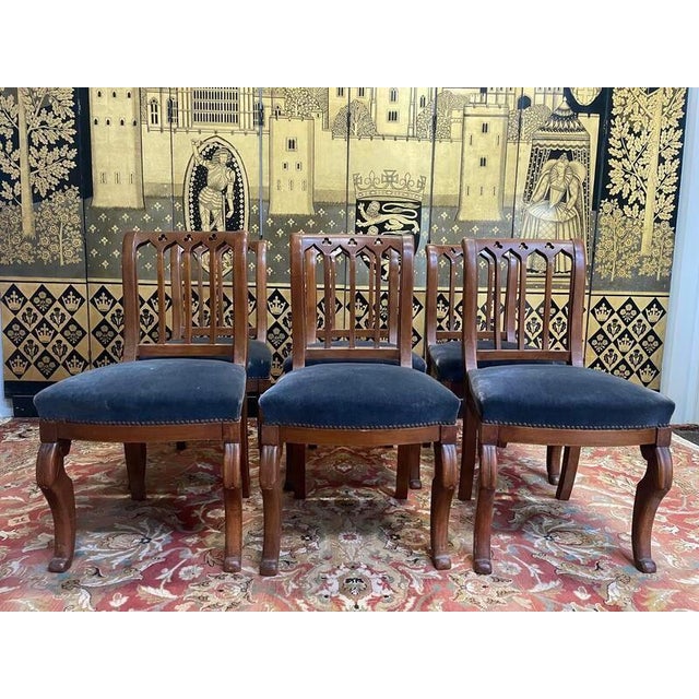 Restoration Period Chairs, Set of 6 For Sale - Image 10 of 10