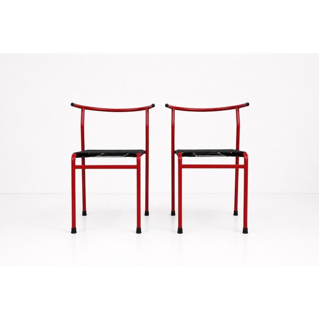 Vintage Cafe Chairs from Phillip Starck for Baleri Italia, 1980s, Set of 6 For Sale - Image 6 of 11