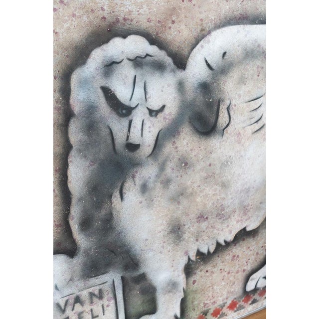 Gio Magri, Leoni di Venezia, 1970s, Canvas Paintings, Set of 2 For Sale - Image 11 of 18