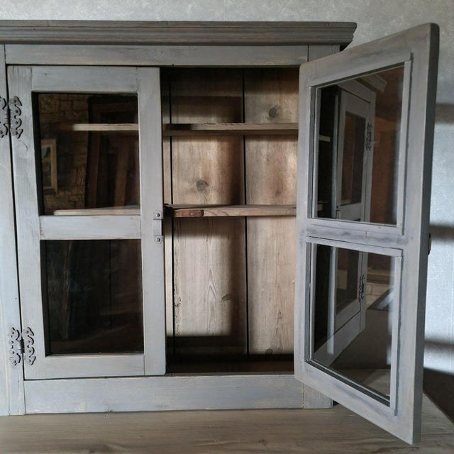 Wood Wall Display Case, 1920s-1930s For Sale - Image 7 of 12