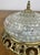 Vintage French Ceiling Lamp in Cut Glass For Sale - Image 4 of 13