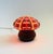 A small vintage handmade lamp made with a sea urchin shell as the lamp shade. The base is made of wood. Beautiful coloring...