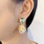 Contemporary Bochic “Capri” London Topaz & Sapphire Earrings Set In 18K Gold & Silver For Sale - Image 3 of 10
