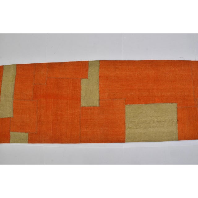 Textile Vintage Anatolian Wool Kilim Rug For Sale - Image 7 of 9