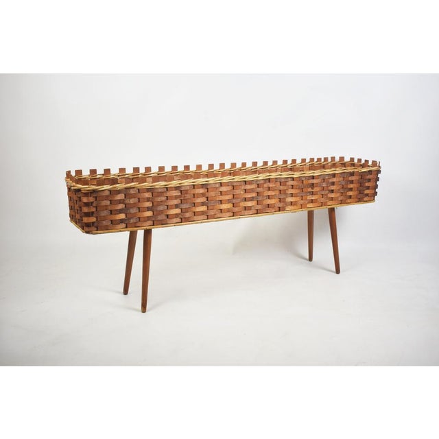Vintage Plant Stand in Wood, 1960s For Sale - Image 6 of 10