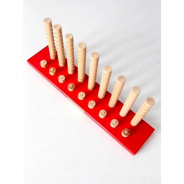 Mid 20th Century Vintage Ideal School Supply Co. Number Toy For Sale - Image 5 of 11