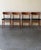 Set of 4 Danish Teak Dining Chairs With Black Leather Seats | Mid-Century Modern 1960s For Sale In Los Angeles - Image 6 of 11