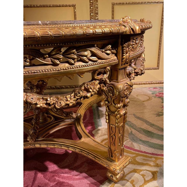 Wood Louis XV Center Table in Beech For Sale - Image 7 of 18
