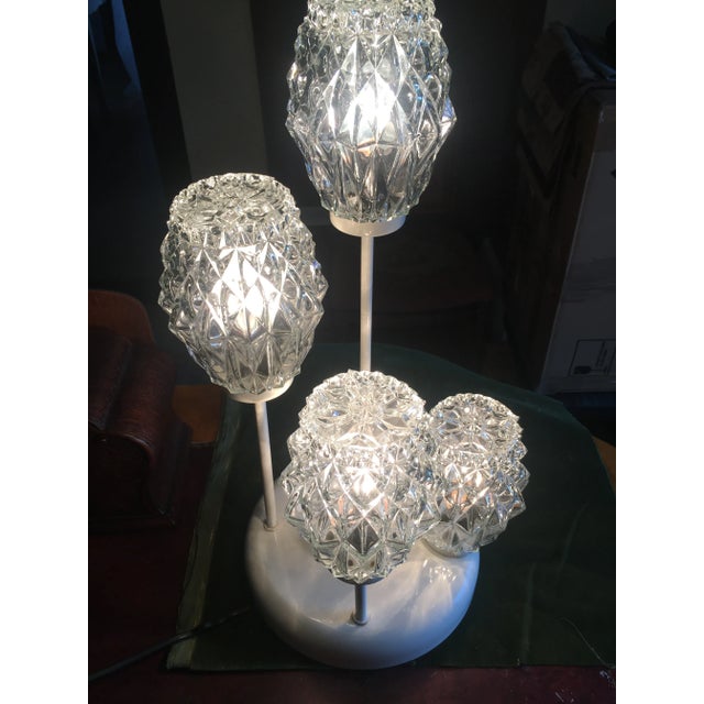 Pendant Lamp or Chandelier in Metal and Glass, 1960s For Sale - Image 6 of 16