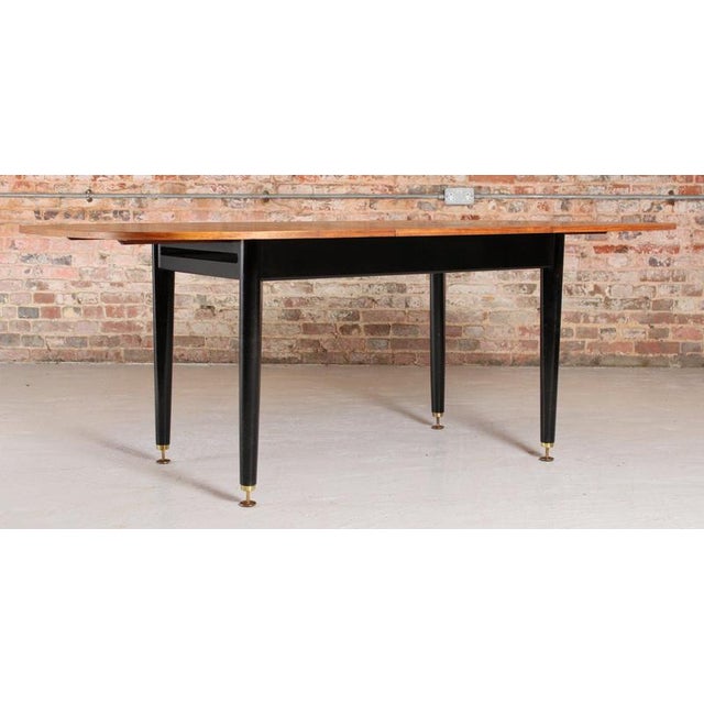 Mid-Century Tola and Black Librenza Extending Dining Table from G-Plan, 1960s For Sale - Image 6 of 12