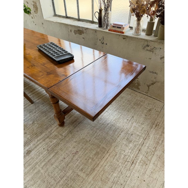 Drapers Walnut Dining Table, 1900 For Sale - Image 10 of 18