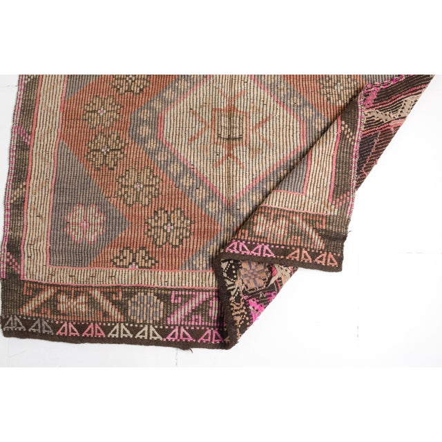 Bohemian Oversize Vintage Kilim Rug For Sale - Image 9 of 10