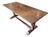 Early 20th Century Oak English Oak Refectory Dining Table For Sale