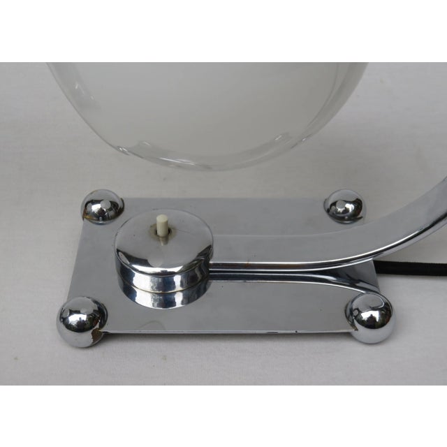 Vintage Art Deco Chromed Table Lamps, Set of 2 For Sale - Image 15 of 18
