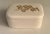 Ivory Hollywood Regency Ivory Porcelain Jewelry Box With Gold Detail by Lenox For Sale - Image 8 of 9
