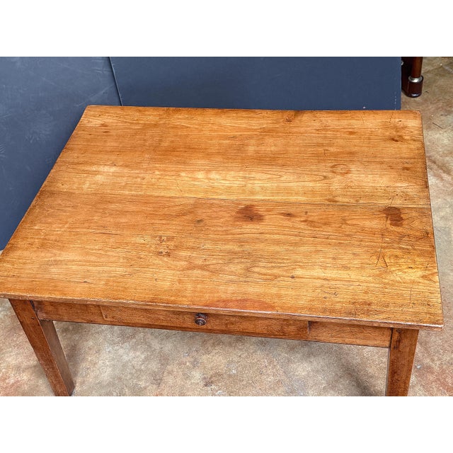 Brown French Rectangular Low or Coffee Table of Cherry For Sale - Image 8 of 8