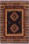1980s 1980s Vintage Tribal Kargahi Zulma Hand Knotted Rug For Sale - Image 10 of 10