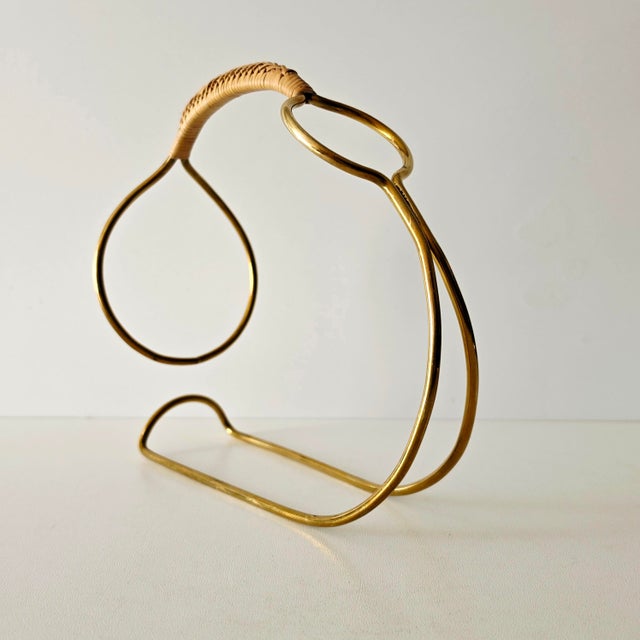 Bottle Holder in the style of Carl Auböck, Austria, 1950s For Sale - Image 10 of 18