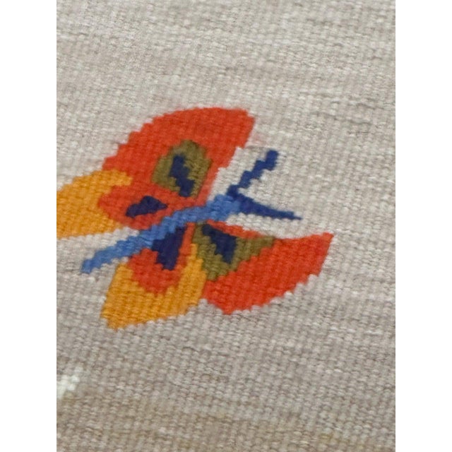 Handwoven Aubusson Tapestry Robert Four Workshops – After a Design by Michèle Ray titled "golden tree" (Arbre d'or) A...