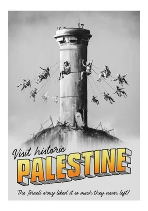 Banksy, Visit Historic Palestine, 2018, Print