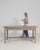 19th Century France Antique White Wood Dining Table For Sale - Image 4 of 10